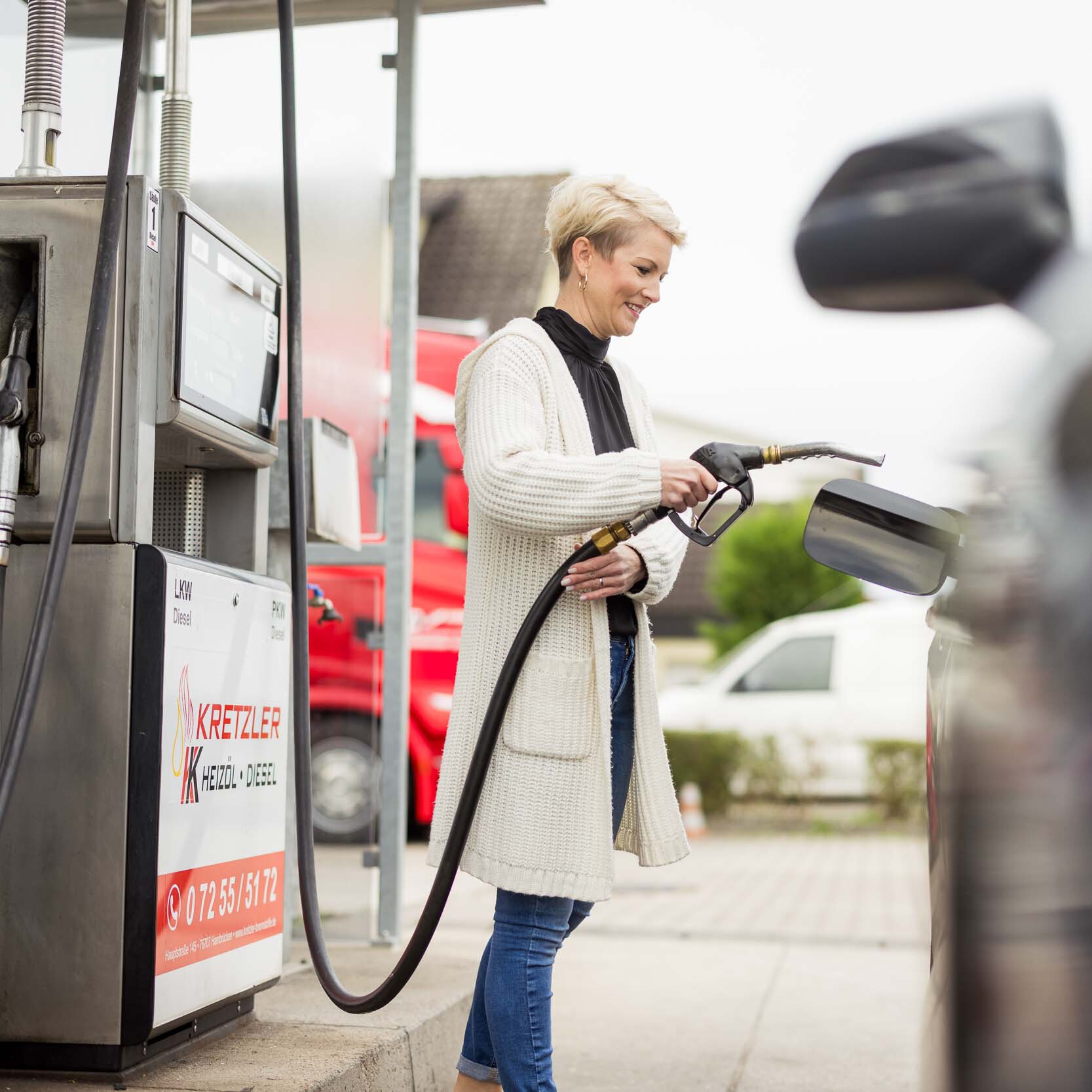 Tanken Sie rund um die Uhr Diesel an unserer Tankstelle in Hambrücken bei Bruchsal
